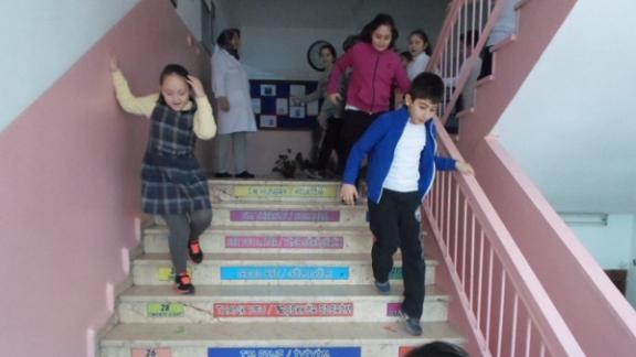 Kadir Has İlkokulu Deprem Tatbikatı Yapıldı
