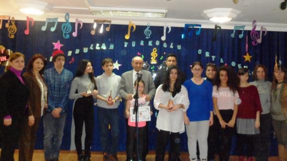 Prof. Abdullah Türkoğlu Ortaokulu - Yabancı Dilde Müzik Yarışması