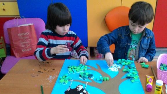 Güzide Yılmaz İlkokulu-Minik Kalpler Sınıfı 23 Nisan Sanat Etkinliği