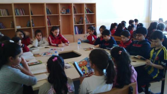 Fındıklı İlkokulu - Okul Kütüphanemiz Açıldı