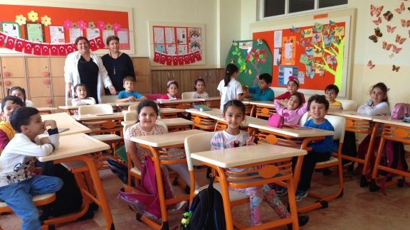 Albay Niyazi Esen İlkokulu Anasınıfı Öğrencilernin 1.Sınıf Ziyaret Heyecanı