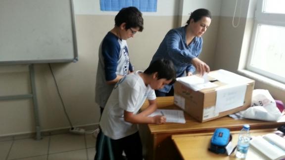 İBB Barbaros Hayrettin Paşa Ortaokulu - Okul Meclis Başkanı Seçimi
