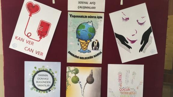 Maltepe Mesleki ve Teknik Anadolu Lises-Grafik ve Fotoğrafçılık Bölümü Sosyal Sorumluluk Afiş çalışmaları