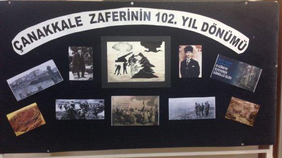 Maltepe Mesleki ve Teknik Anadolu Lisesi-Üzüm Hoşafı ile 18 Mart Çanakkale Zaferi´nin 102. yıl dönümü 