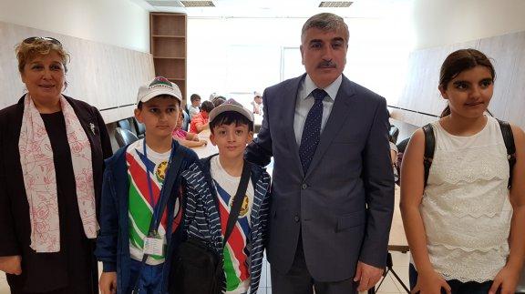 22. Türk Dünyası Çocuk Şöleni kapsamında Kardeş Ülke Azerbaycan Devleti Bakü Atatürk Lisesi 5. ve 6. sınıf öğrencilerini misafir ettik.