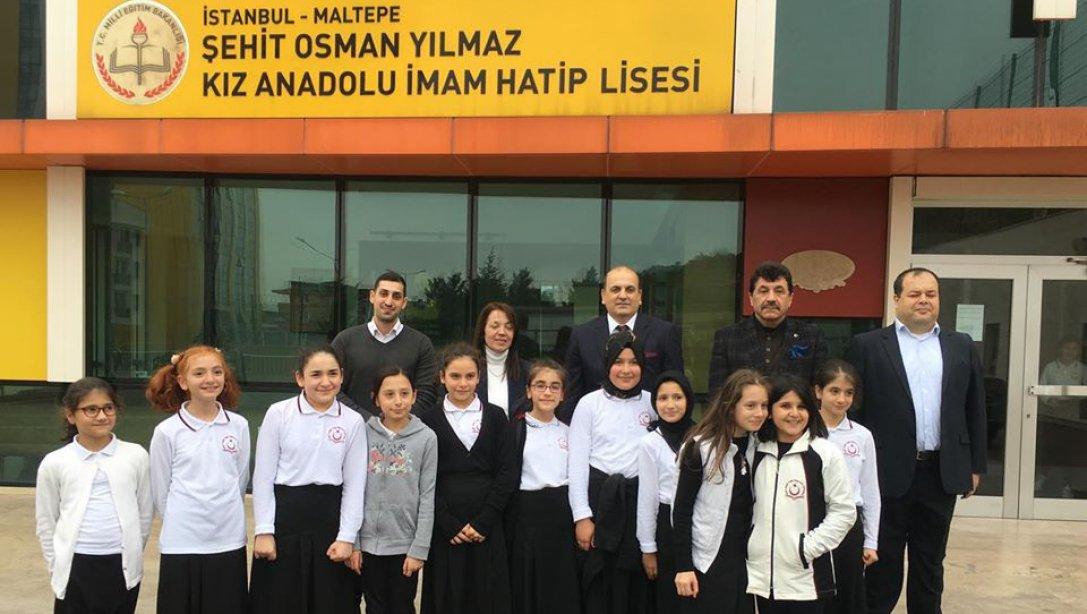 Şehit Osman Yılmaz Kız Anadolu İmam Hatip Lisesini ziyaret ettik
