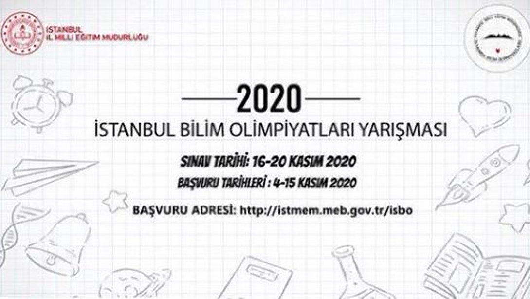 2020 İstanbul Bilim Olimpiyatları sınavları çevrimiçi olarak başlıyor