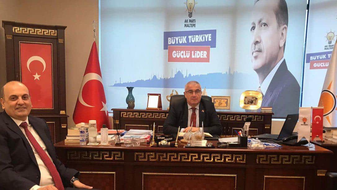 İlçe Milli Eğitim Müdürümüz Sn. Hüseyin Aydoğdu, Ak Parti Maltepe İlçe Başkanı Sn. Erdoğan Akkaya'yı ziyaret etti.