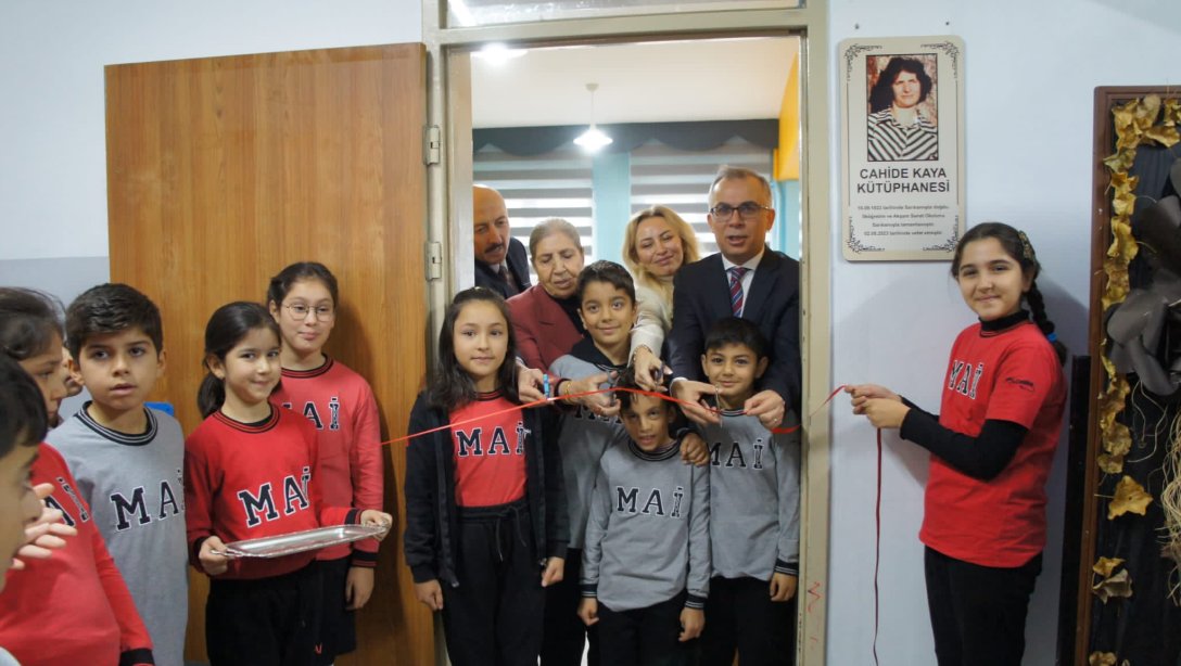 Atatürk İlkokulu Okul Kütüphanesi Açılışı