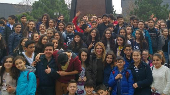 Prof. Abdullah Türkoğlu Ortaokulu Üç Tutku Kitap Çikolata Kahve Etkinliğine Katıldı