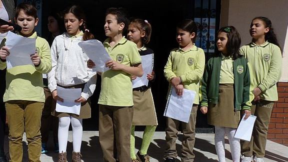 Nezahat Aslan Ekşioğlu İlkokulu İstiklal Marşı´nın Kabulü Töreni