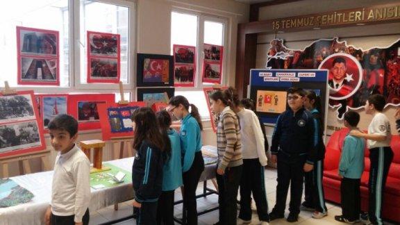 İBB Barbaros Hayrettin Paşa Ortaokulu - 18 Mart Çanakkale Deniz Zaferi ve Şehitleri Anma Günü Resim Sergisi