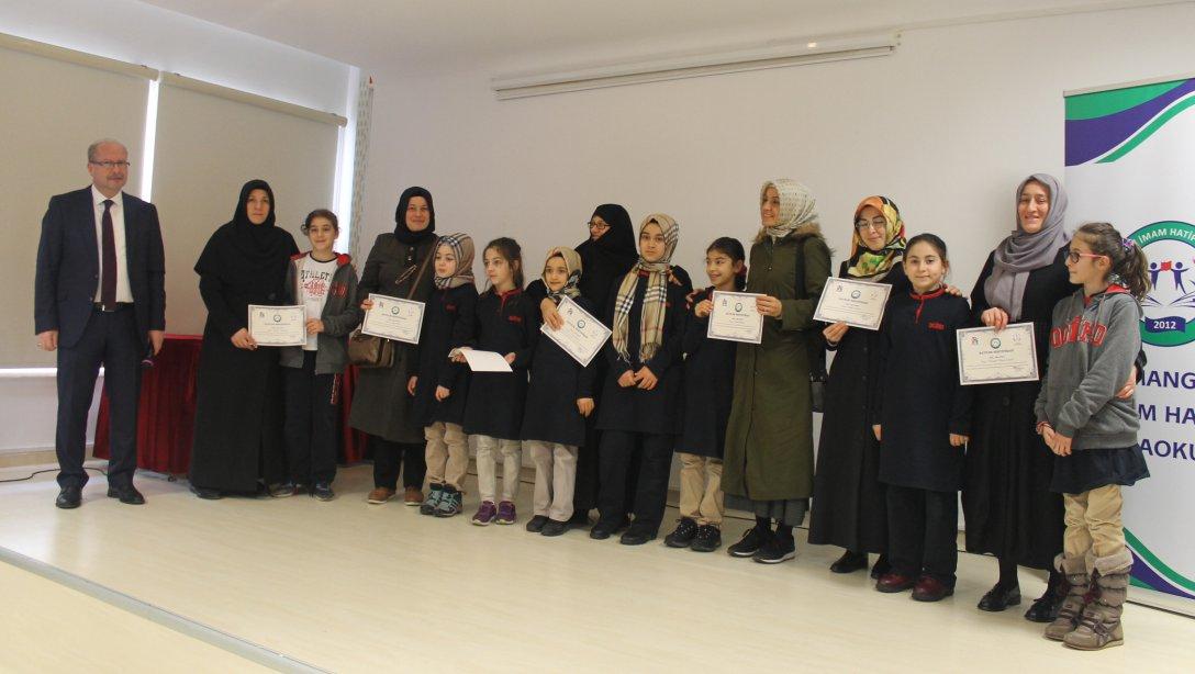 Osmangazi İmam Hatip Ortaokulu-Anne Baba Okulu Sertifika Töreni