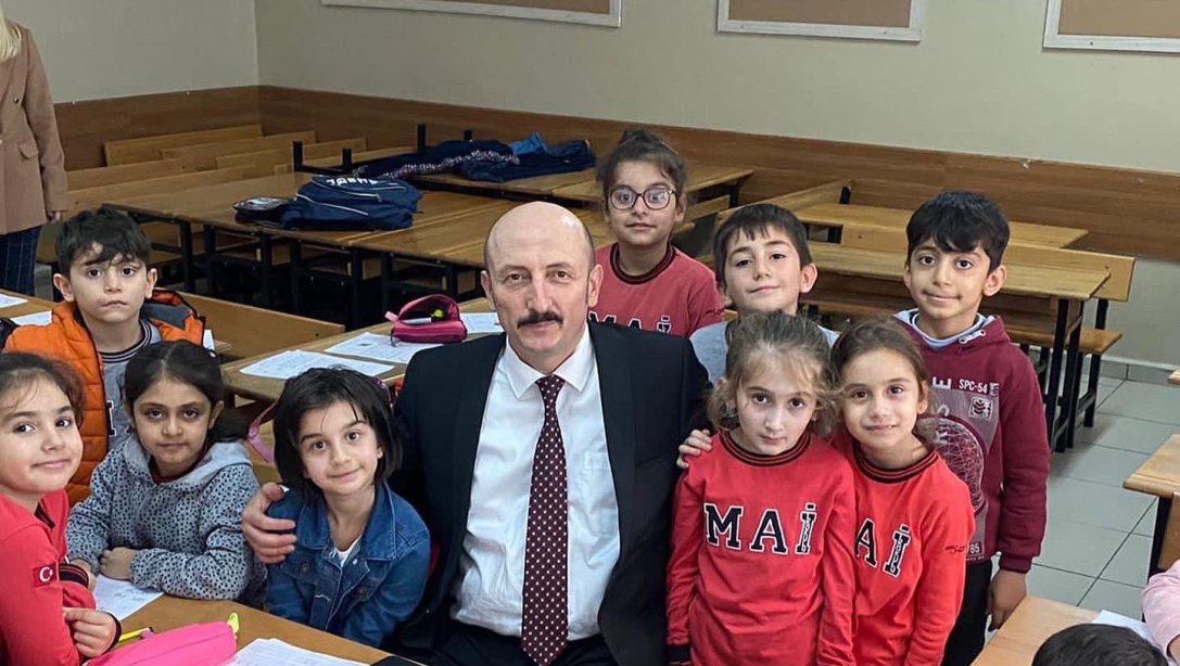 İlçe Milli Eğitim Müdürümüz Sayın Murat ALTINÖZ Atatürk İlkokulu'nu ziyaret ederek incelemelerde bulundu.