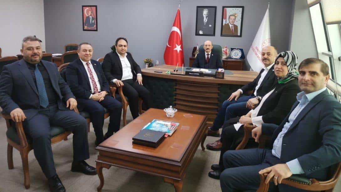Memur-Sen Genel Sekreteri Sn. Talat Yavuz, Eğitim Bir Sen İstanbul 4 No'lu Şube Başkanı Sn. Bilal Duran ve Sendika Temsilcileri Ziyareti